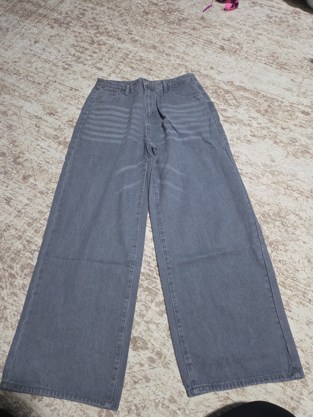 ELVSUN branded grey denim jeans - Picture 2 of 6